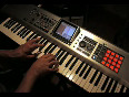 Guitar arpeggio on Roland Fantom X7