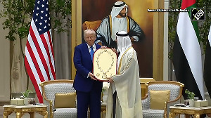 Trump receives UAE's top civilian honour from Sheikh Mohammed in Abu Dhabi